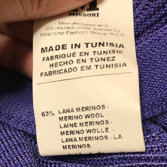 MISSONI amethyst purple woven knit merino wool sleeveless shift midi dress - Picture 10 of 12